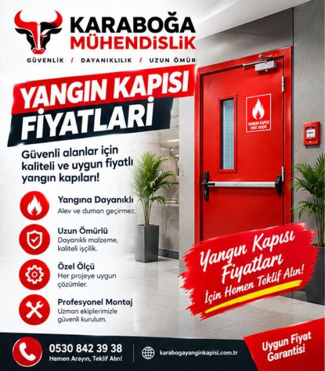 Yangın Kapısı Fiyatları | İstanbul ve Türkiye Geneli