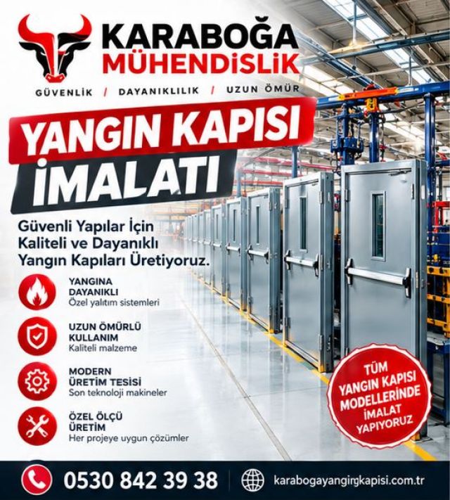 Yangın Kapısı İmalatı | İstanbul ve Türkiye Geneli